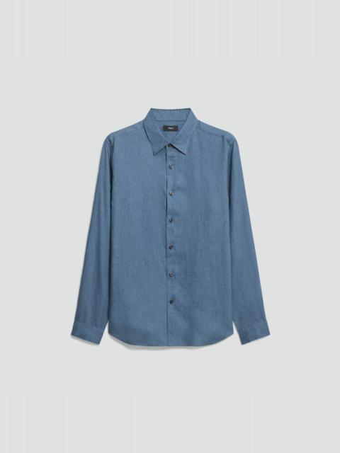 Theory Irving Shirt in Relaxed Linen