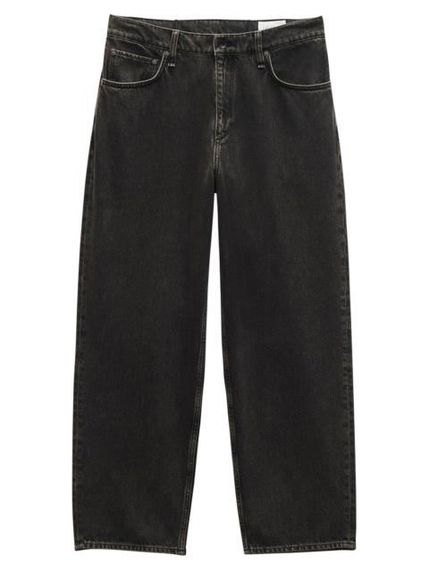 rag & bone Men's Authentic Rigid Infuse Baggy Jeans - Brown Black
