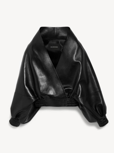 BALENCIAGA Women's Wrap Jacket in Black