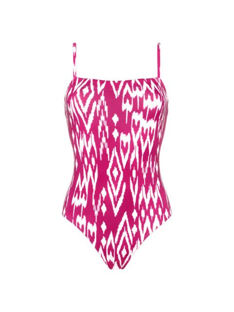 ERES Women's Cloud Ikat One-Piece Swimsuit - Imprime Wind Sunset