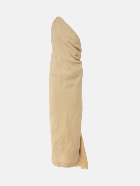 TOVE Riya draped linen maxi dress
