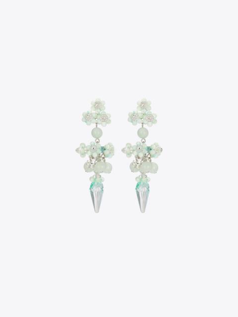 TORY BURCH Curiosity Beaded Linear Earrings