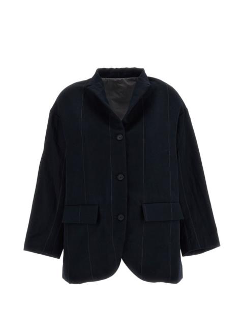 Bergfabel Bella pinstripe-pattern single-breasted jacket