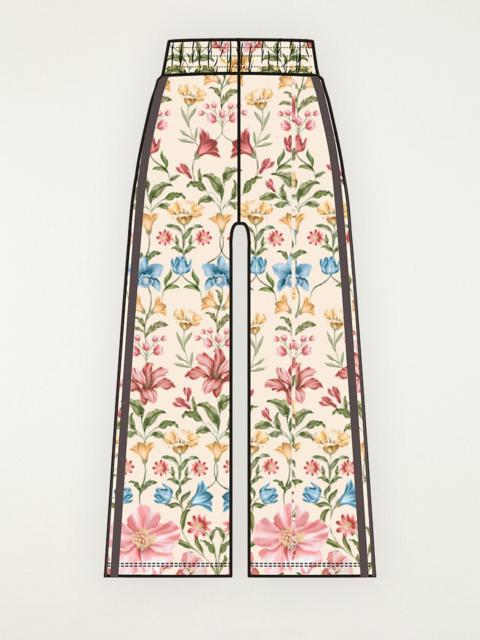 FARM RIO Ainika Floral Off-White Adidas Pants