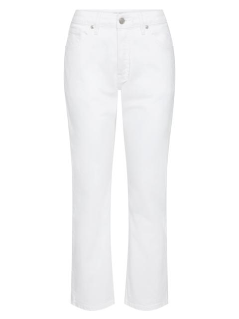 GOOD AMERICAN Women's Vintage Straight Ankle Jeans - White