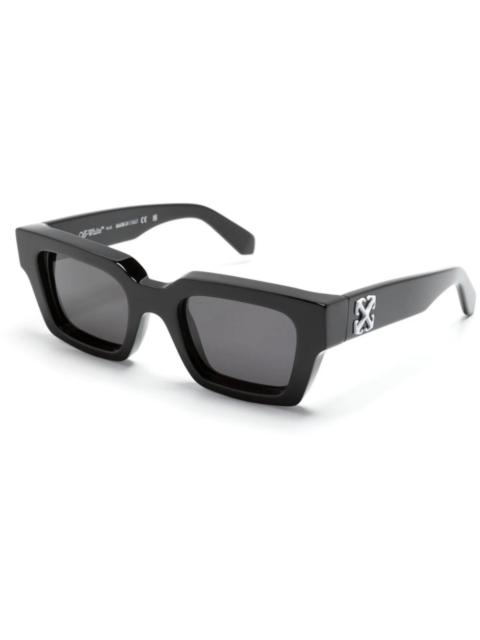 Off-White OFF-WHITE Virgil Square Frame Sunglasses Black/Grey (OERI126S24PLA0011007)