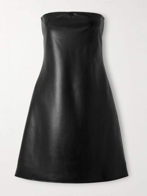 courrèges Strapless Mini Dress