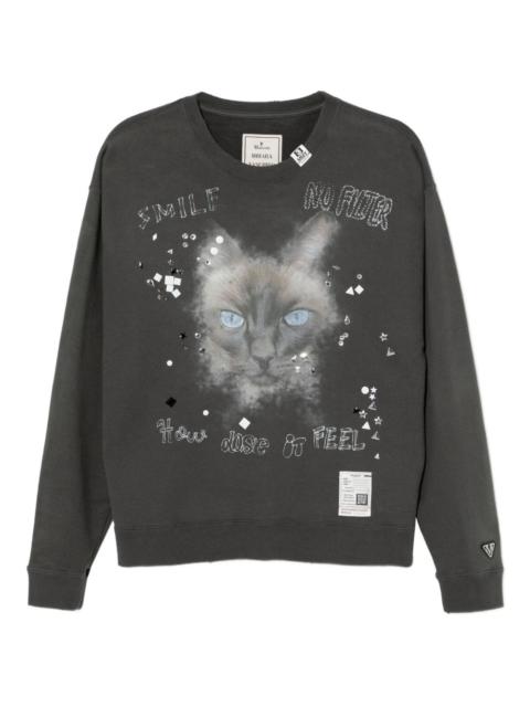 Maison MIHARAYASUHIRO cat-print sweatshirt