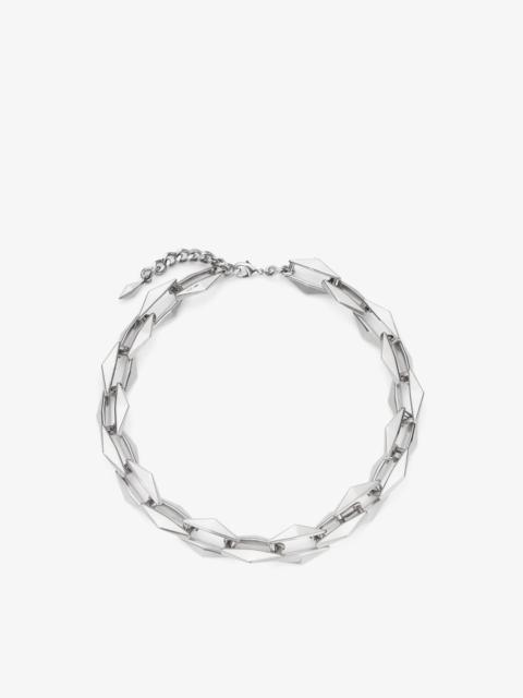 JIMMY CHOO Diamond Chain Necklace
Silver Finish Chain Necklace