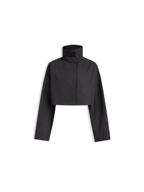 Alaïa SILK COTTON CROPPED JACKET