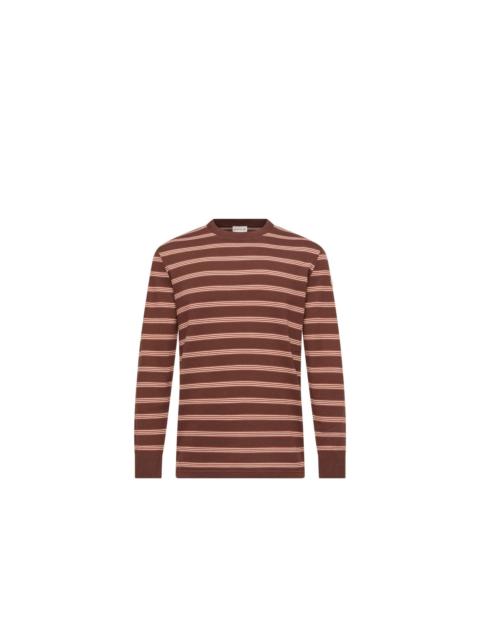 Moncler MONCLER $655 Men's Brown/Pink Sweatshirt New (Men's size:L;)