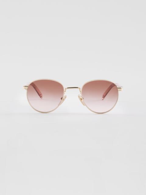 Prada Sunglasses with the iconic metal plaque