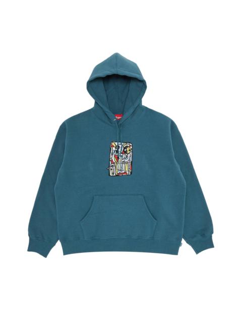 Supreme Neil Blender Mosaic Hooded Sweatshirt 'Slate'