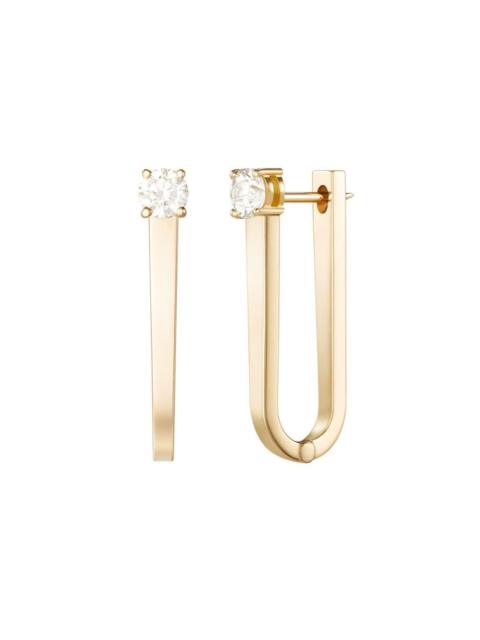 MELISSA KAYE Aria U Hoop Earrings