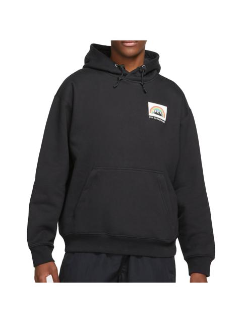 Nike Nike ACG 그래픽 Popover Hoodie '블랙' DJ1293-010