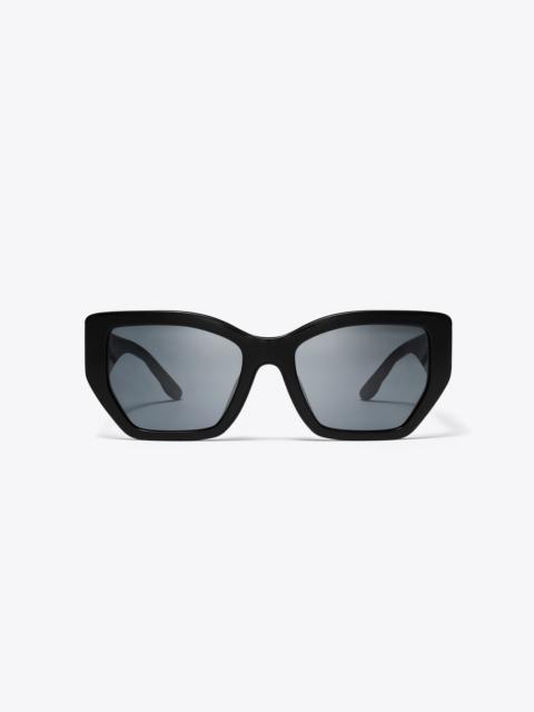 TORY BURCH Kira Oversized Geometric Sunglasses
