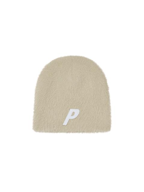 PALACE FAUX MOHAIR P NEIN CUFF BEANIE STONEY GREY