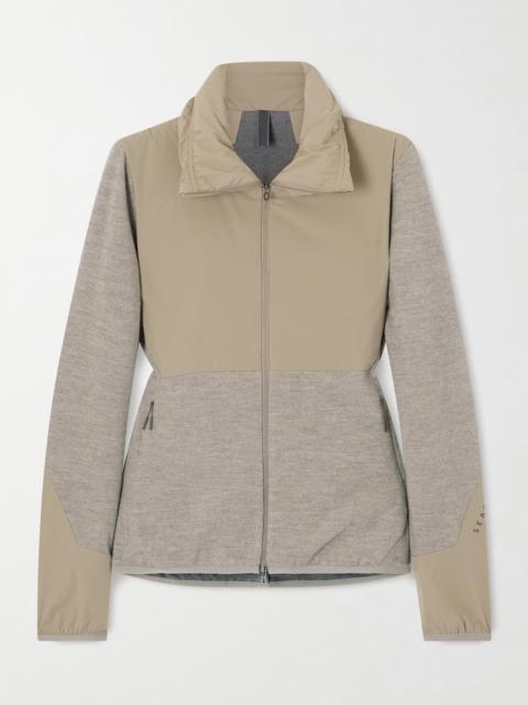 SEASE Alon 2.0 Padded Shell-trimmed Wool-blend Jacket