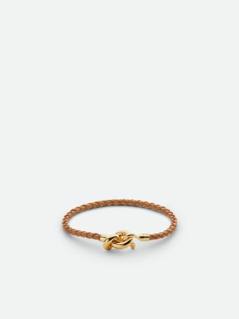Bottega Veneta Leather Knot Bracelet