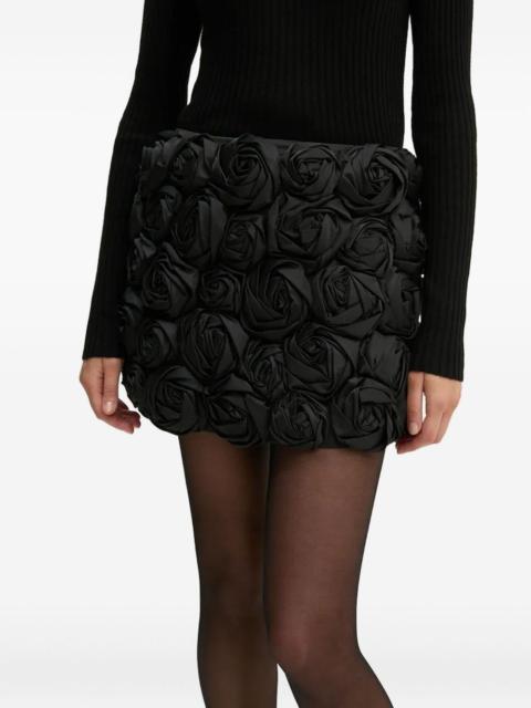 HERSKIND rose-detail mini skirt
