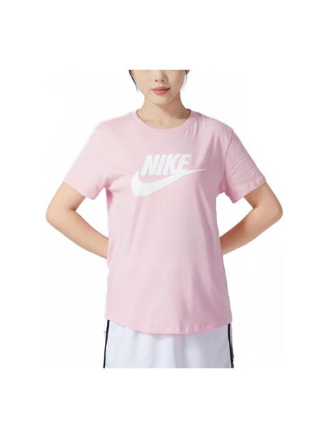 (WMNS) Nike Sportswear Essentials Logo T-Shirts 'Pink' DX7907-691