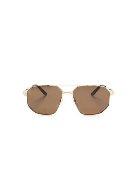 Santos de Cartier pilot-frame sunglasses