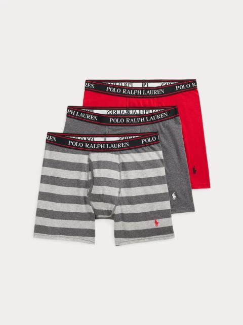 Polo Ralph Lauren Stretch Cotton Boxer Brief 3-Pack