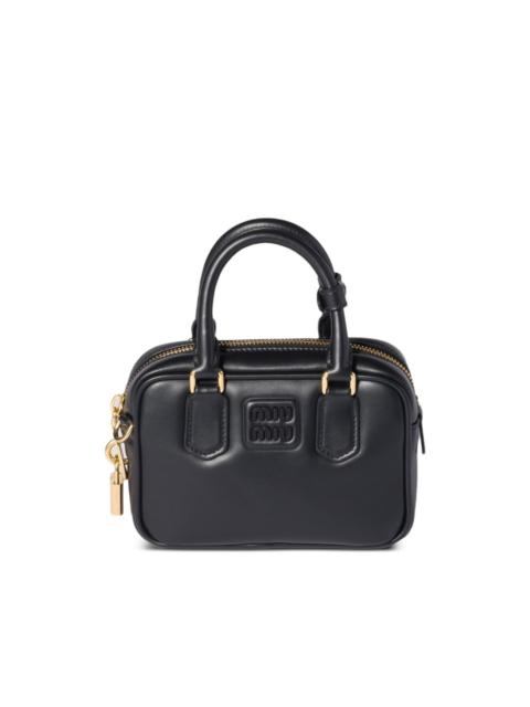 Miu Miu Arcadie leather tote bag