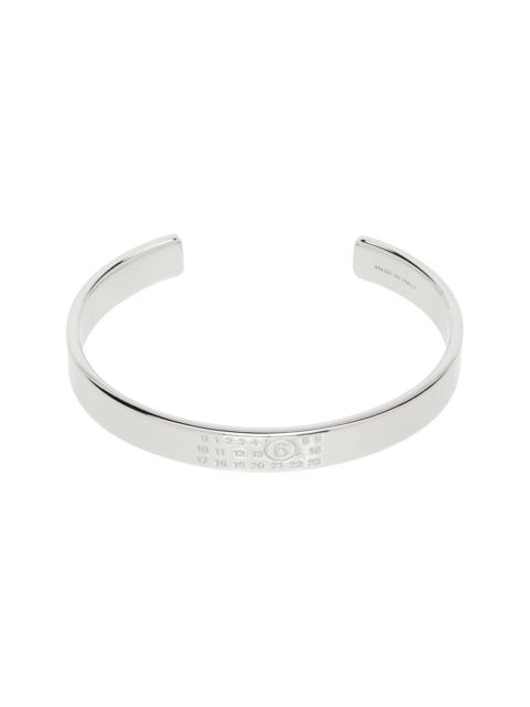 MM6 Maison Margiela Numeric Minimal Signature Cuff Bracelet