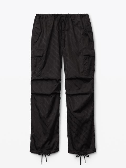 Alexander Wang CARGO PANT IN JACQUARD NYLON