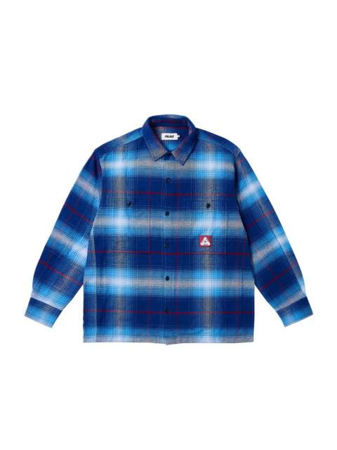 PALACE WORK SHIRT BLUE / RED