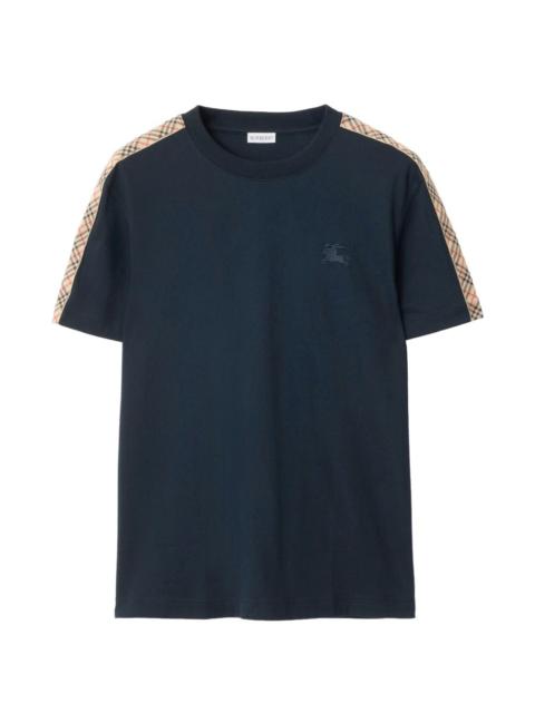 Burberry Check trim cotton T-shirt