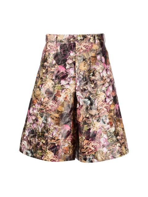 Comme des Garçons Homme Plus graphic-print tailored shorts