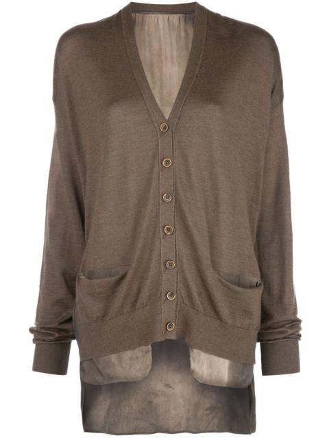 UMA WANG buttoned fine knit cardigan