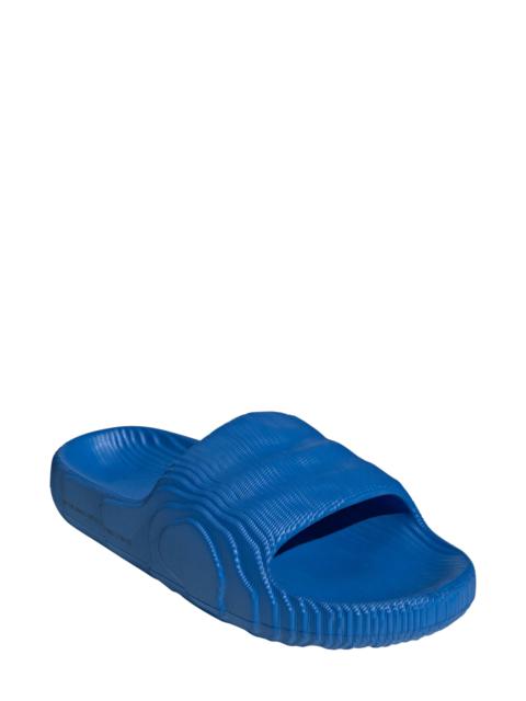 Adilette 22 Slide Sandal in Bluebird/Bluebird/Black