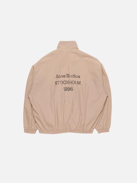 Acne Studios Washed logo jacket - Mushroom beige