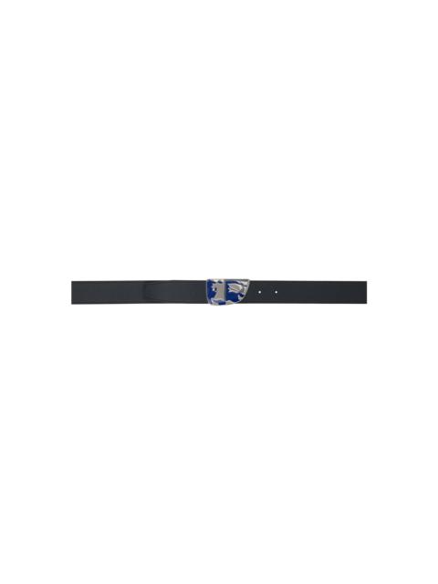 Burberry Black Shield Split Belt