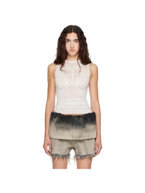 Rick Owens Off-White Tower Sleeveless Temple T Top
