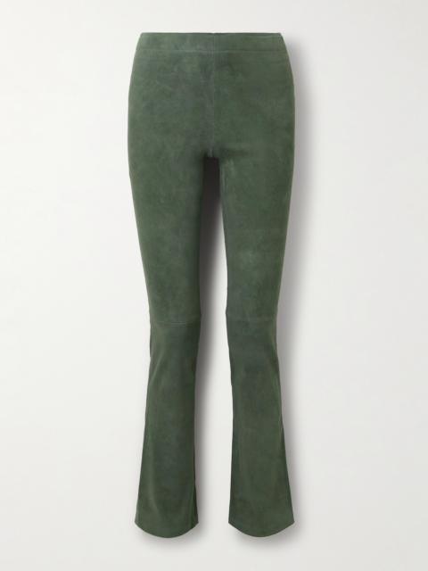 STOULS Jp Paneled Suede Flared Pants