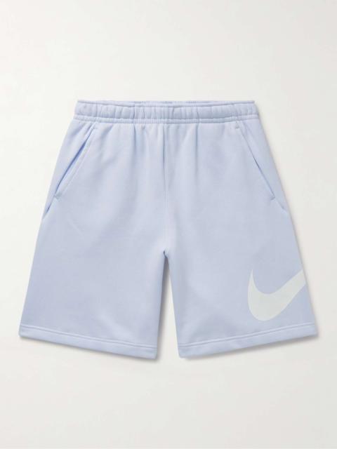 Nike Sportswear Club Straight-Leg Cotton-Blend Jersey Shorts