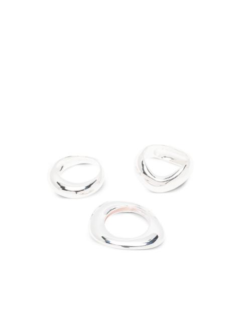 Completedworks Post Capital ring (set of three)