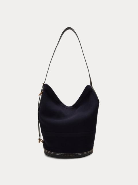 Polo Ralph Lauren Bellport Flannel Sling Bucket Bag