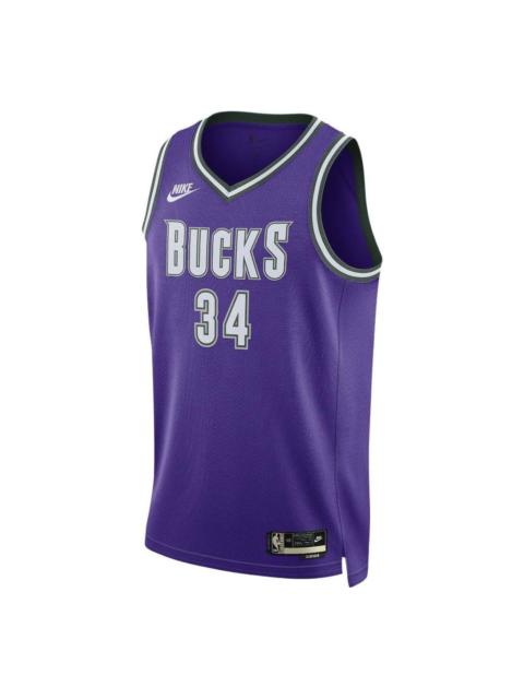 Nike Nike Dri-FIT NBA Milwaukee Bucks Hardwood Classic 22/23 Swingman Basketball Jersey 'Giannis Antetoko