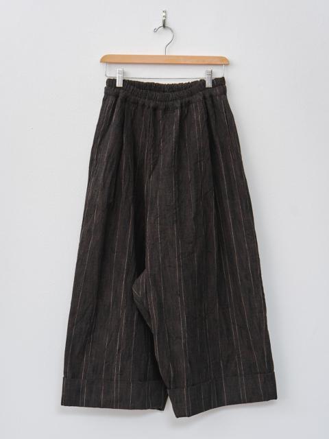 Toogood The Baker Trouser - Crumbled Stripe Walnut