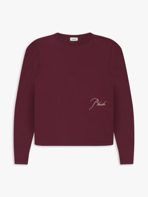 Rhude LS REVERSE TEE