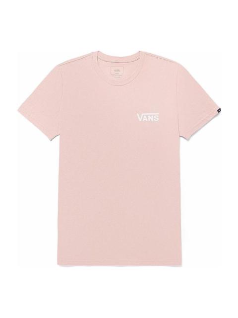 Vans Vans Logo Casual T-Shirt 'Pink White' VN00090AYRR