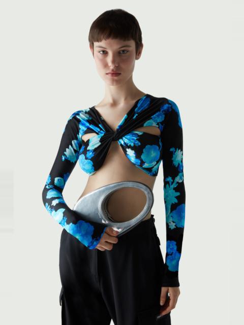 COPERNI Cropped draped top