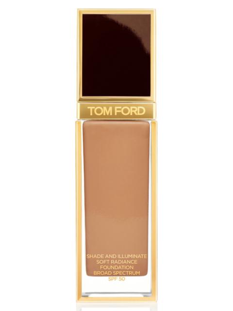 TOM FORD TOM FORD Shade and Illuminate Soft Radiance Foundation SPF 50 in 9.5 Warm Almond at Nordstrom