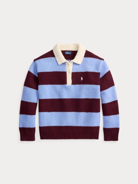 Polo Ralph Lauren Striped Wool-Blend Rugby Sweater