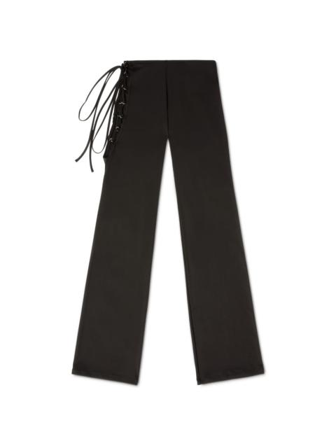 Heron Preston Lace-Up Stretch Flared Pants
